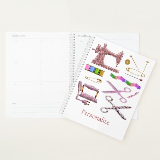  naaien Accessoires voor Seamstress Tailor Planner (Display)
