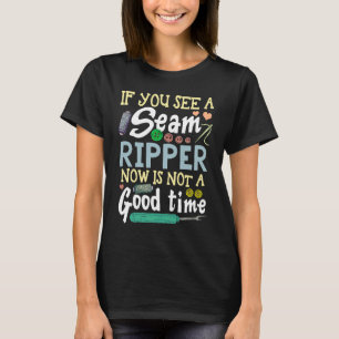 Naaien als u het naairimpeluitstrooien ziet t-shirt