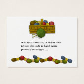 Naaien / Breien behuizing Kaart / Label door SRF (Achterkant)