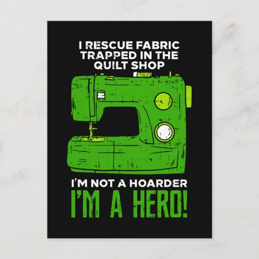 naaien briefkaart (Voorkant)