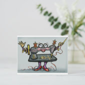 naaien briefkaart (Staand voorkant)