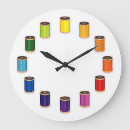 Naaien, duimels, naalden en draad grote klok