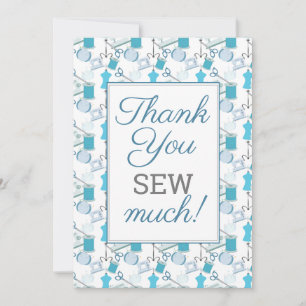 Naaien en Quilten Grappig Bedankkaart