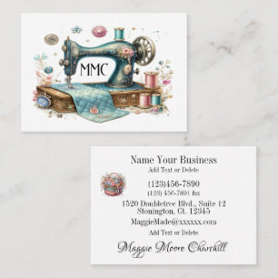 Naaien, haken, Quilt Visitekaartje