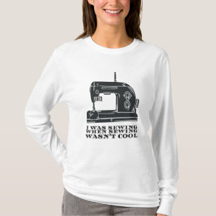 Naaien - Ik was aan het naaien toen naaien niet co T-shirt