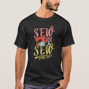 Naaien in de kieuwfort voor een slachterij t-shirt