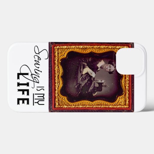 Naaien is mijn leven Case-Mate iPhone case (Achterkant (horizontaal))