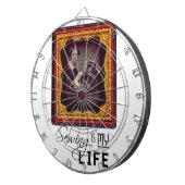 Naaien is mijn leven dartbord (Voorkant Rechts)