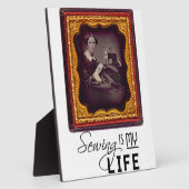 Naaien is mijn leven fotoplaat (Zijkant)