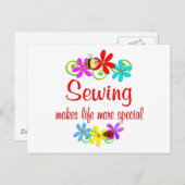 Naaien is speciaal briefkaart (Voorkant / Achterkant)