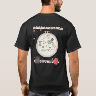 Naaien Knopen Naaister Stof Draad Liefde Creatief T-shirt