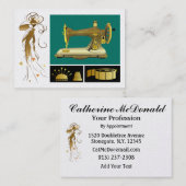 Naaien / Mode / Naaisters Visitekaartje (Voorkant / Achterkant)