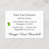 Naaien / Naadstress / Mode Visitekaartje (Achterkant)