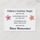 Naaien / Naaisters / Mode - SRF Visitekaartje (Achterkant)