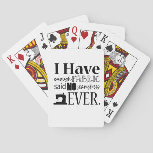 Naaien ・ Niet genoeg verbinding ・ Kunstwerk Pokerkaarten