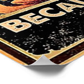 Naaien omdat moord fout is poster (Hoek)