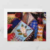 Naaien - Patchwork - Oma's quilt Briefkaart (Voorkant / Achterkant)