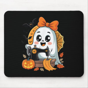 Naaien spookkostuum voor vrouwen Schattig quilten Muismat