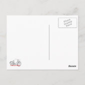 Naaien van een regenboog briefkaart (Achterkant)
