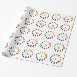 Naaien, Vingerhoed, Naald en Draad Cadeaupapier
