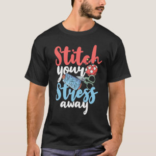 Naaien voor vrouwen die de zeegarnaal verdraaien t-shirt