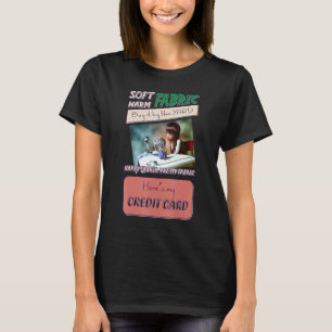 Naaien voor vrouwen Stof Crazy Quilt Lady Craft 6 T-shirt