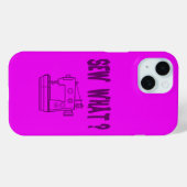 Naaien wat ? Case-Mate iPhone case (Achterkant (horizontaal))