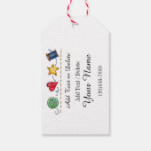 Naaien - Zakelijk / Cadeau Label Cadeaulabel (Achterkant)