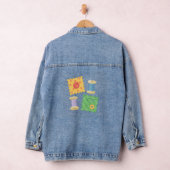 Naaiende drijfwerktuig hobby denim jacket (Hangar)
