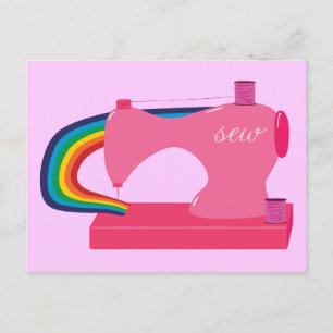 Naaiende regenbogen briefkaart