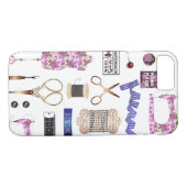 naaigarens- en naadstressdecor Case-Mate iPhone case (Achterkant (Horizontaal))
