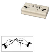 naaigarens Rubber Kunststempel Rubberstempel (Gestempeld)