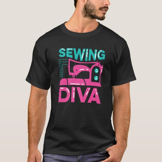 naaigarens van Diva T-shirt (Voorkant)