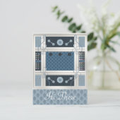 naaigarief briefkaart (Staand voorkant)