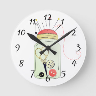  naaigarkit ronde klok