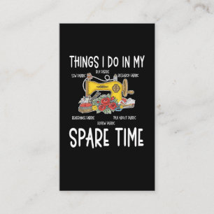 Naaigoed Humor Funny Quilting Quote Visitekaartje