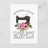 Naaigoed | Ik ben een Teenslipper en naai Informatiekaartje (Achterkant)