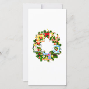 Naaigoed Merrry-kerstcadeautjes Bedankkaart