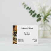 Naaigoed met ouderdomsvezel visitekaartje (Staand voorkant)