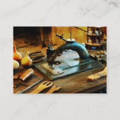 Naaigoed met ouderdomsvezel visitekaartje (Achterkant)