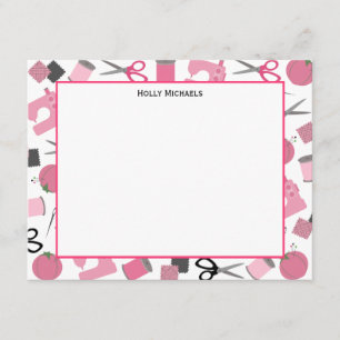 Naaigoed met platte nokken kaart