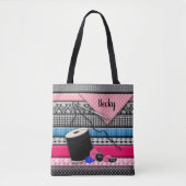 Naaigoed Tas - 3D - Stof/Naald/Buttonnen (Voorkant)