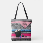 Naaigoed Tas - 3D - Stof/Naald/Buttonnen (Achterkant)