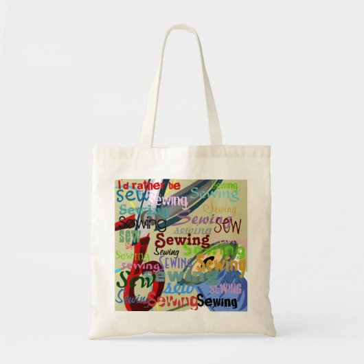 Naaigoed Tote Bag (Voorkant)