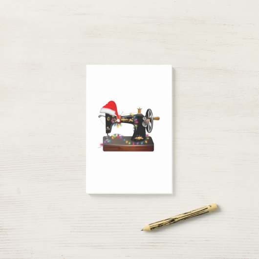 Naaigoed | Vroege kerstboomgaard Post-it® Notes (Op bureau)