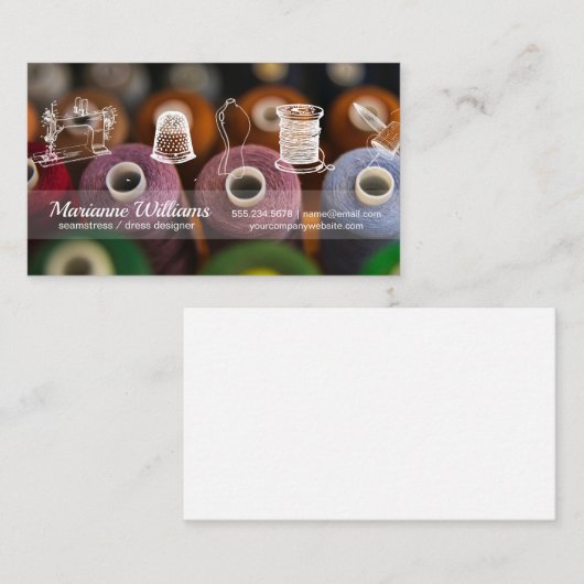 Naaigraad | Ontwerpprogramma Wardrobe Visitekaartje (Voorkant / Achterkant)