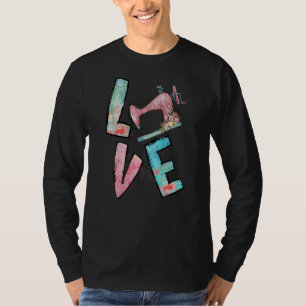 Naaigrainmachines voor naaiwerk t-shirt