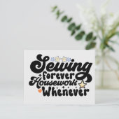 Naaigrens Feestdagenkaart (Staand voorkant)