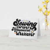 Naaigrens Kaart (Gele Bloem)