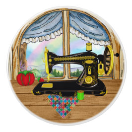 Naaikamer keramische knop - SRF